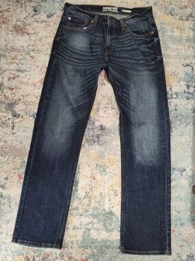 Levi's Straight Men's Jeans in Dark Indigo Wash